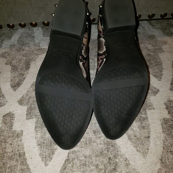 Circus By Sam Edelman Woimen's 7 Ankle Boots Taupe  Snake Print - Picture 8 of 9